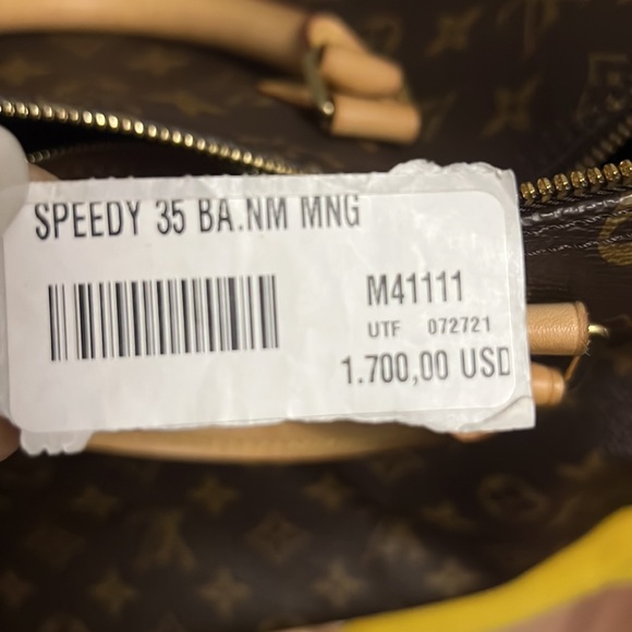 Barely worn LV Speedy 35 MM Monogram - Picture 8 of 8